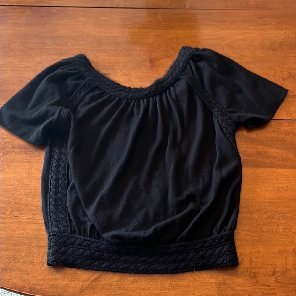 Louis Vuitton Black Cashmere and Silk Top